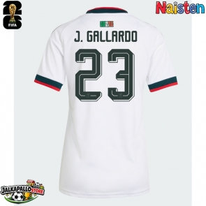 Meksiko Jesus Gallardo #23 Vieraspaita Naisten MM-kisat 2026 Lyhythihainen